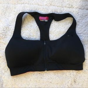 38C Under Armour Sports Bra Black and Pink